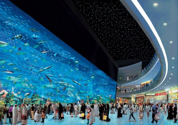 Самый большой в мире аквариум в Дубае